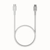 KABEL USB-C / USB-C Greencell PowerFlex 30cm PD 100W biały silikonowy